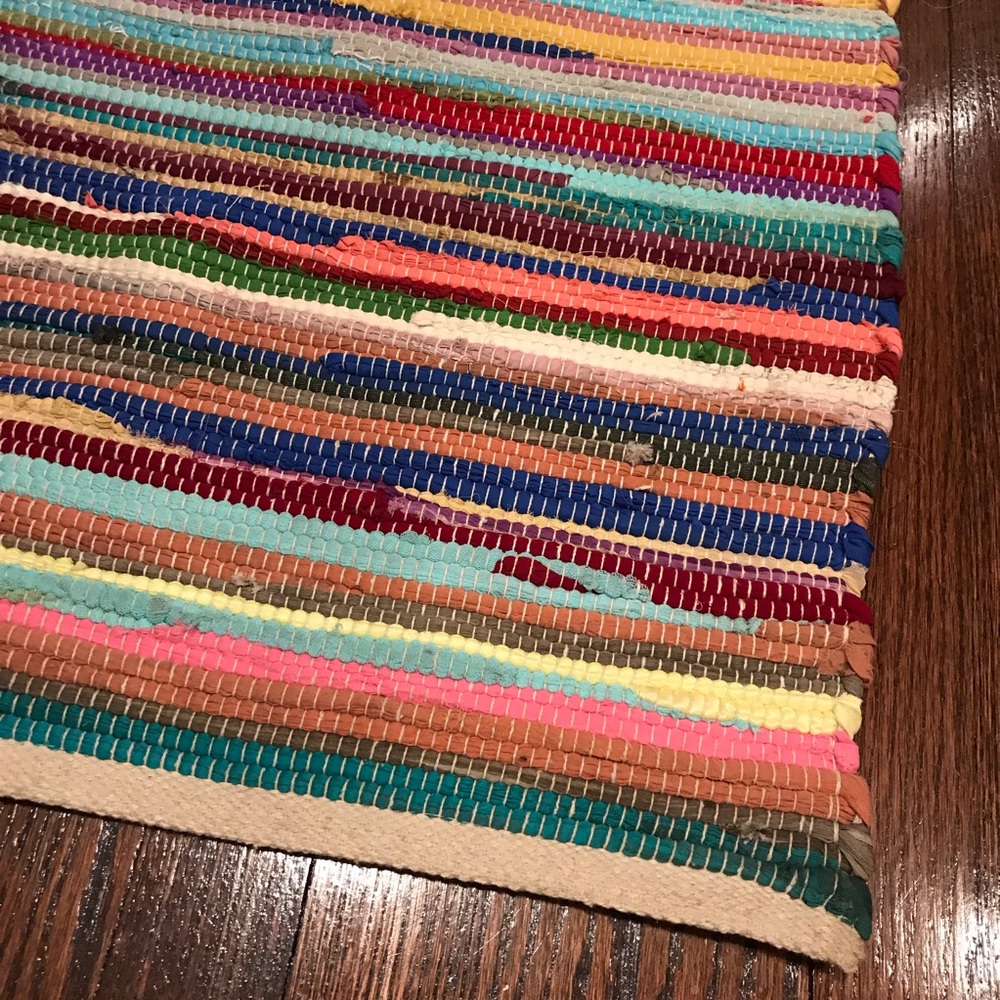 Chindi | Colorful Woven Rag Rug - Picture 3 of 6